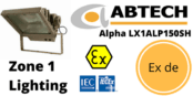 Hazardous Area Flameproof Floodlight Ex de Zone 1 ATEX | Abtech LX1ALP150SH