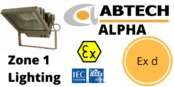 Flameproof Floodlight | Zone 1 21 Hazardous Area Ex de ATEX IECEx – Abtech Alpha