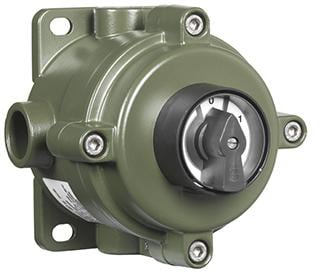 Push Button Control Station (Aluminium) Hazardous Area Zone 2 ATEX - Technor CP/EFSRC - Dimensions