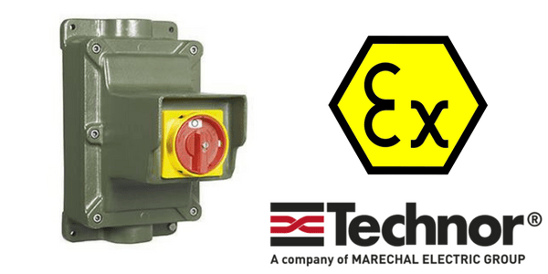 Push Button Control Station (Aluminium) Hazardous Area Zone 2 ATEX - Technor EPKZM
