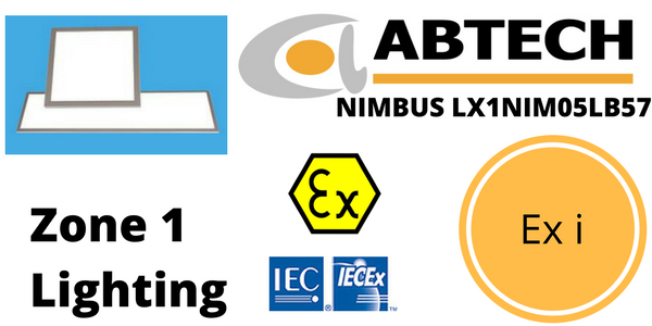 Zone 1 ATEX LED Panel - Abtech LX1NIM05LB57