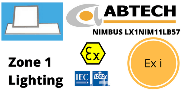 Zone 1 ATEX LED Panel - Abtech LX1NIM11LB57