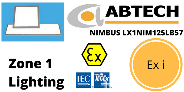 Zone 1 ATEX LED Panel - Abtech LX1NIM125LB57