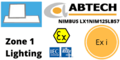 Hazardous Area LED Panel Lighting Ex i Zone 1 ATEX – Abtech LX1NIM12LB57