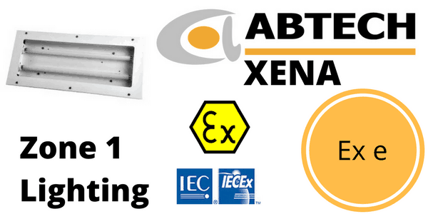 Zone 1 Increased Safety Recessed Fluorescent Hazardous Area ATEX IECEx Ex e – Abtech Xena