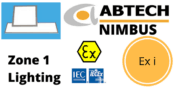 Zone 1 Intrinsically Safe LED Panel Hazardous Area ATEX IECEx Ex i – Abtech Nimbus