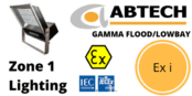 Zone 1 LED Floodlight Hazardous Area ATEX IECEx Ex i – Abtech Gamma Flood/Lowbay
