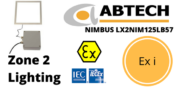 Hazardous Area LED Panel Lighting Zone 2 ATEX | Abtech LX2NIM12LB57