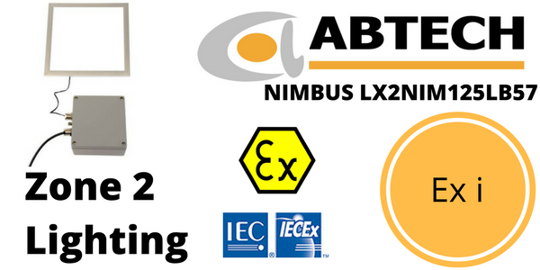 Zone 2 ATEX LED Panel - Abtech LX2NIM12LB57 