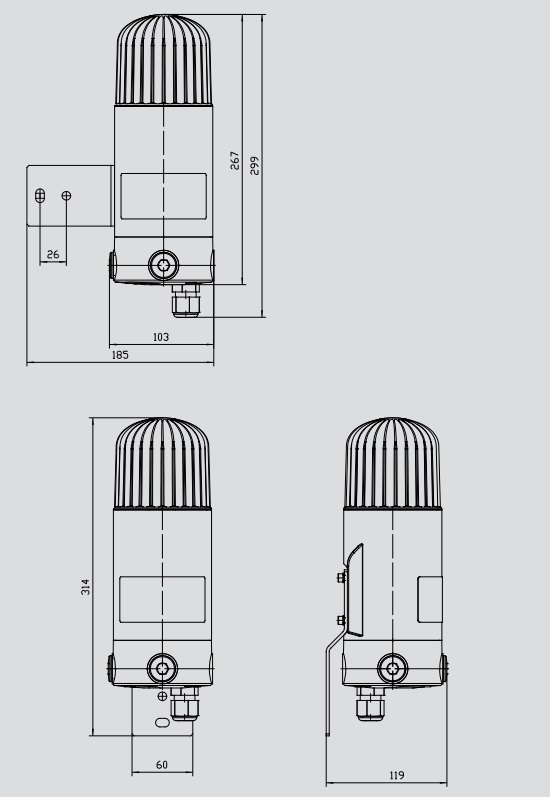 Eaton MEDC Expertline - Dimensions