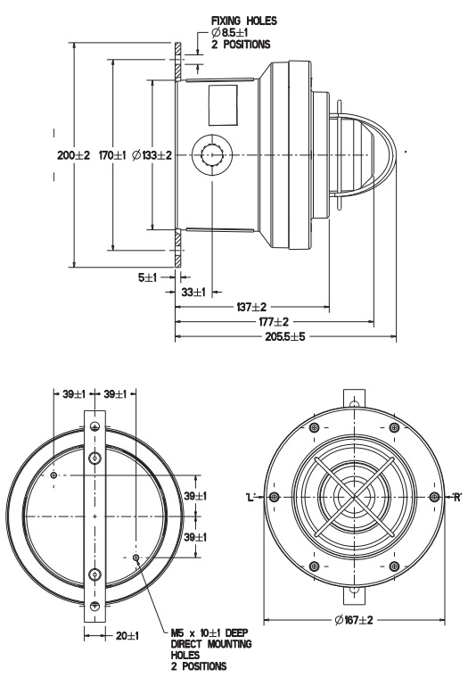 Eaton MEDC XB11 - Dimensions