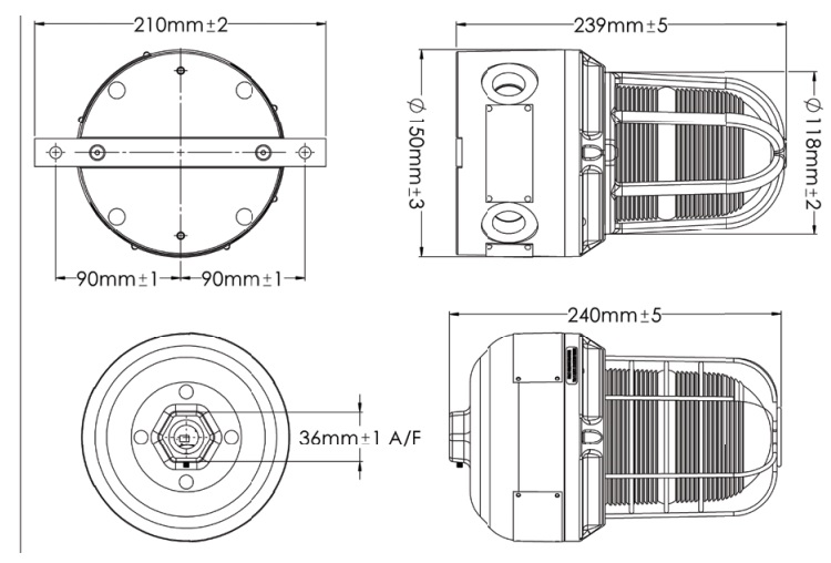 Eaton MEDC XB15 - Dimensions Eaton MEDC XB15 - Dimensions