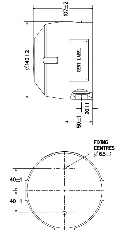 Eaton MEDC XB8 - Dimensions
