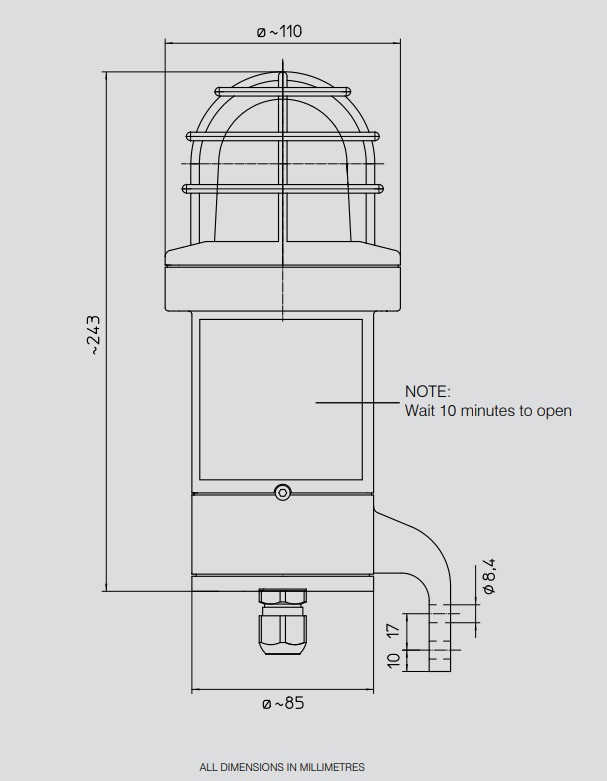 Eaton MEDC dSLB20-LED - Dimensions