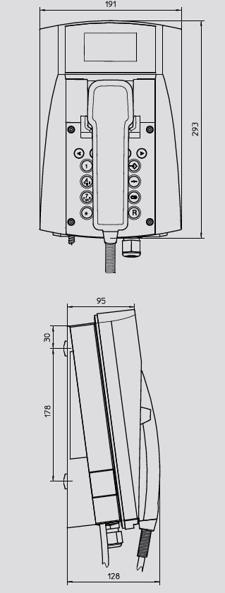 FHF FernTel IP  - Dimensions