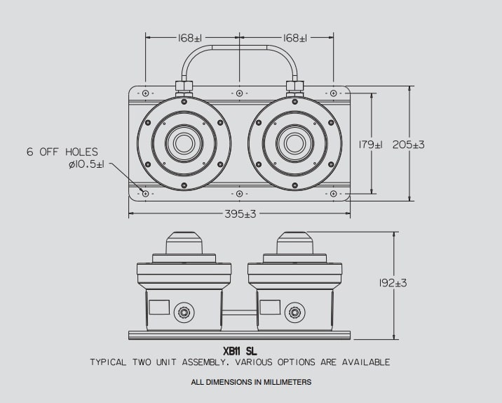 Eaton MEDC XB11SL - Dimensions Eaton MEDC XB11SL - Dimensions