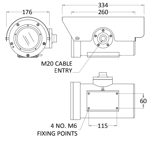 Eaton Oxalis EXIR40F - Dimensions