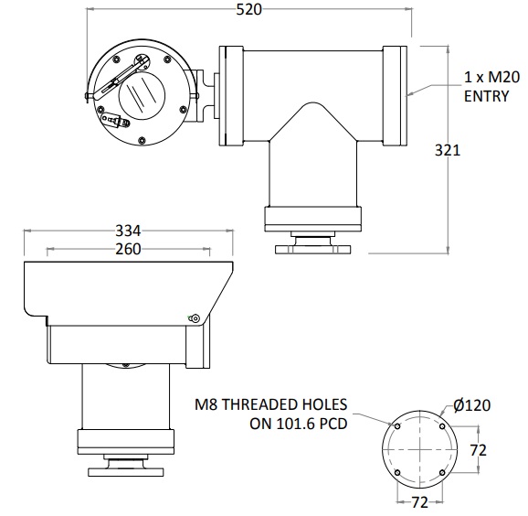 Eaton Oxalis XC26 - Dimensions
