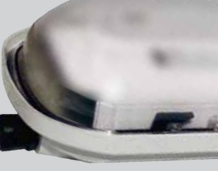 Latch assembly and elastomer gasket seals against water and dust ingress (IP66)