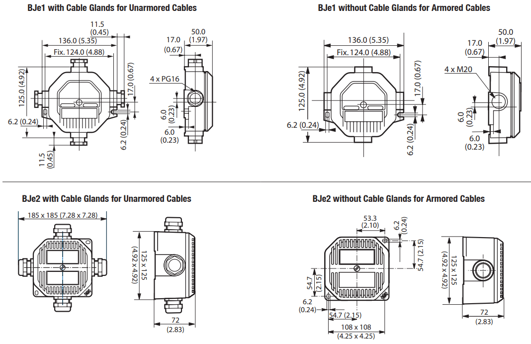 Increased Safety Junction Boxes | Hazardous Area Zones 1 2 21 22 | Appleton ATX JBEL Series
