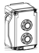 ATEX Twin Push Button | Zone 1 & Zone 2 Hazardous Area | ATX U42W2A3A3