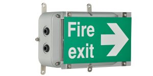 BL24 Zone 2 Fire exit sign