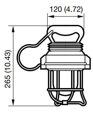 Flameproof ATX HLD Dimensions