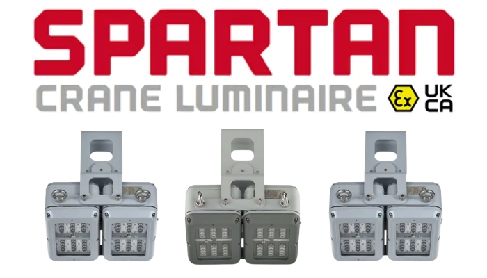 Raytec SPARTAN Crane Floodlight ATEX LED Lighting Zone 1 & Zone 2