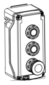 ATEX Twin Push Button & Push-Pull Emergency Stop | Zone 1 & Zone 2 Hazardous Area | ATX U43W2A5A9D3