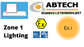 Hazardous Area LED Panel Lighting Ex i Zone 1 ATEX – Abtech LX1NIM051LB57