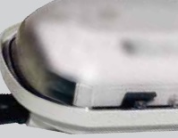 Latch assembly and elastomer gasket seals against water and dust ingress (IP66)