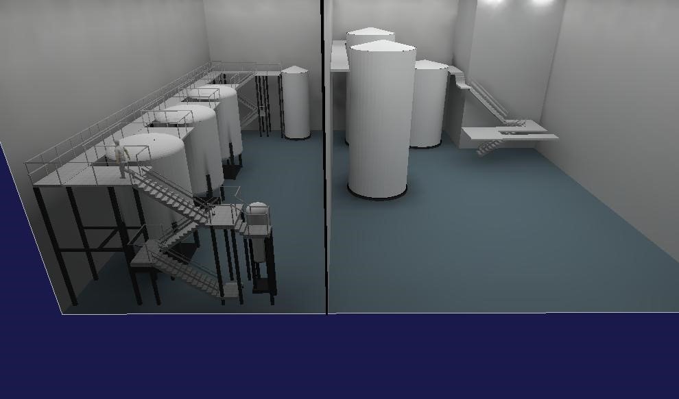 Lighting Hazardous Areas Fig.1 Sample Gantry Walkway 3D
