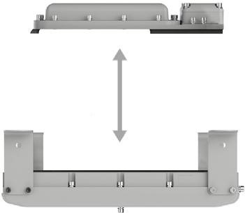 Figure 2: Modular luminaire’s also allow PSU’s to be removed and mounted remotely for easy access