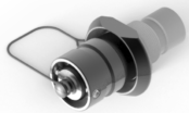 Hazardous Area Connectors | Amphenol Amphe-EX EXM-A00 Flangeless Panel Mount Receptacle (Resin)