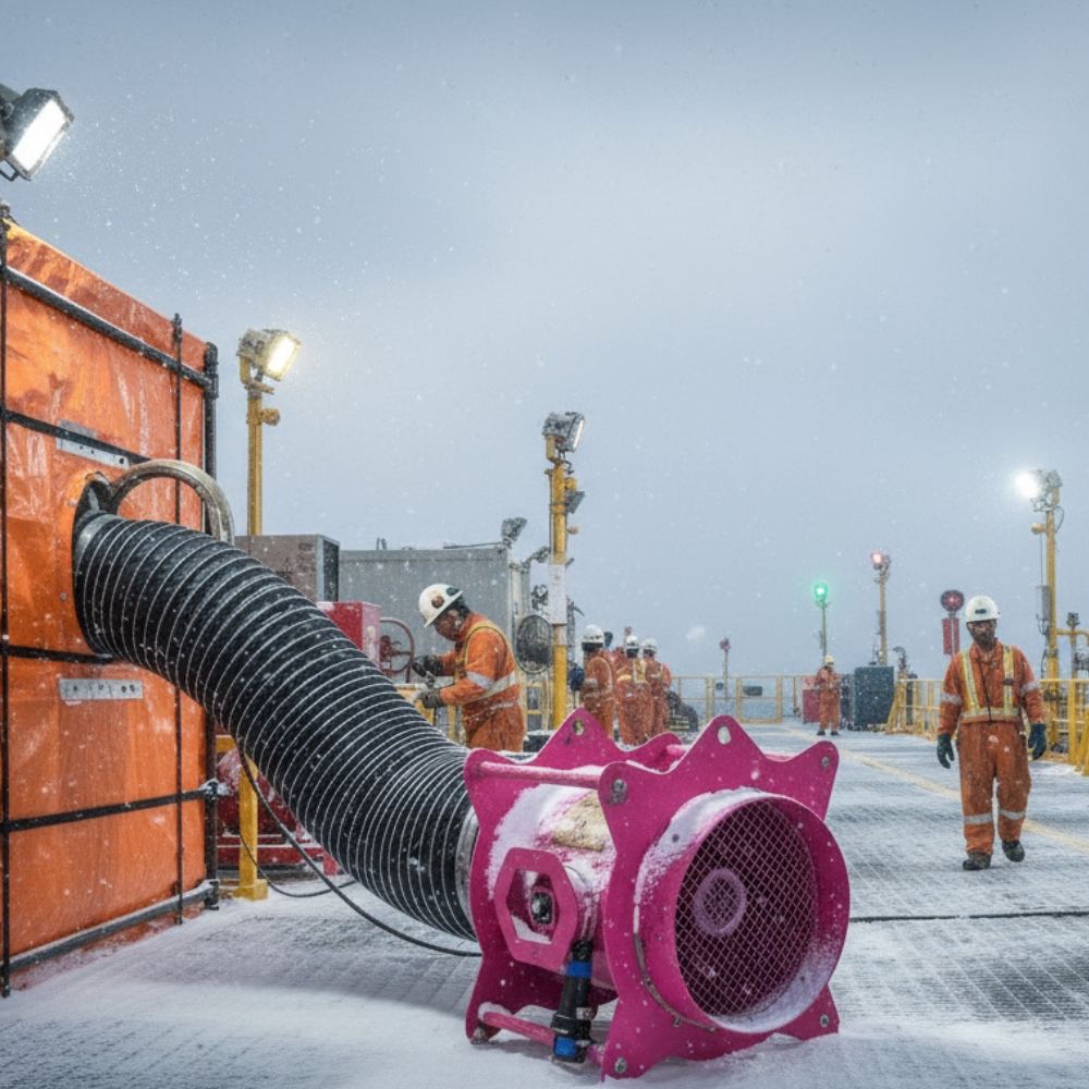 Ex-Stream 400 ATEX Ventilation Fan with Offshore Habitat