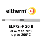 Constant Wattage Heat Tracing Cable | Eltherm ELP/Si-F 20 B Heat Tracing Cable Up to 200°C