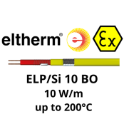 Constant Wattage Heat Tracing Cable | Eltherm ELP/SI 10 BO Heat Tracing Cable up to 200°C