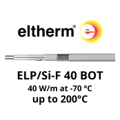 Constant Wattage Heat Tracing Cable | Eltherm ELP/SI-F 40 BOT Heat Tracing Cable Up to 200°C
