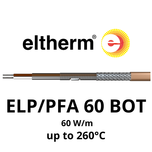 Eltherm ELP/PFA 60 BOT | Constant Wattage | ATEX Trace Heating