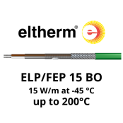 Constant Wattage Heat Tracing Cable | Eltherm ELP/FEP 15 BO Heat Tracing Cable up to 200°C