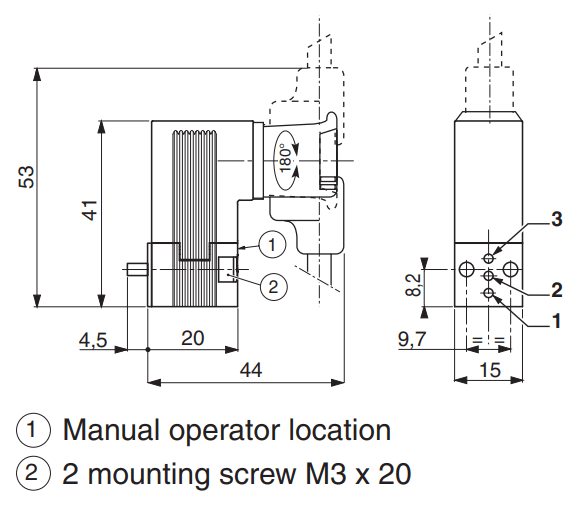 ASCO 302 Series Ex nA Non-Sparking Valves | Dimensions (mm)