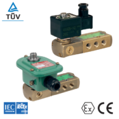 ASCO 551 Valves | Exd Flameproof ATEX IECEx Solenoid Valves 5/2 (Brass)