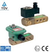 ASCO 551 Brass Valves | Ex m Encapsulated ATEX IECEx Solenoid Valves 5/2 (PV)
