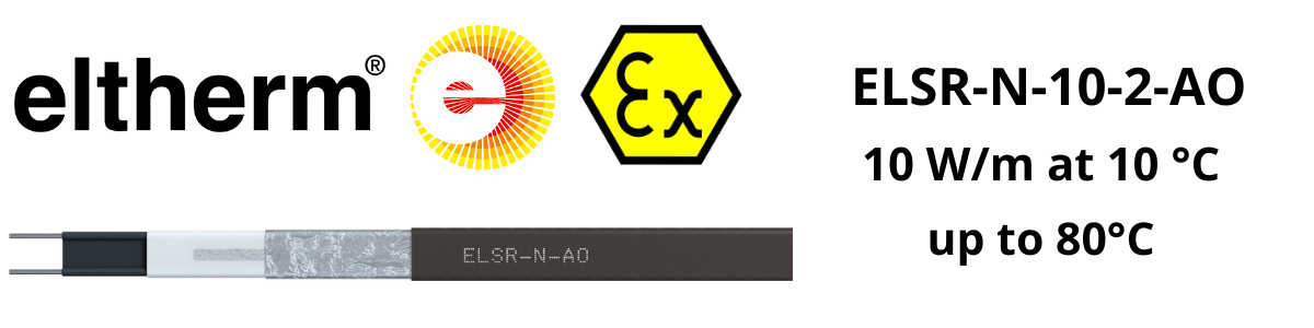 ATEX Heat Tracing | Eltherm ELSR-N-10-2-AO Self-Regulating Heating Cable