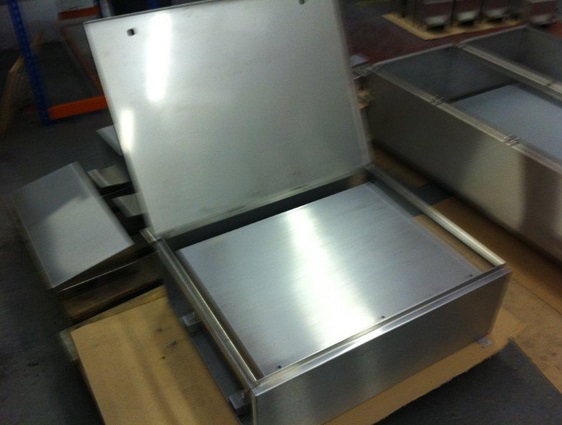 The inner panel to house the apparatus. The outer panel to allow free air movement and inner panel access