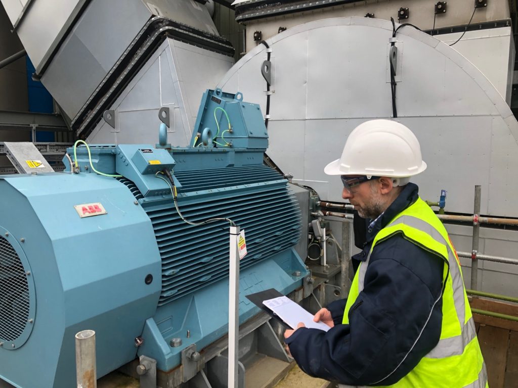 ATEX Fan Certification | the engineer is performing the annual maintenance check as per the fan manufacture IOM instructions to keep the ATEX certificate valid for safe and reliable ventilaton and air moving in an explosive atmosphere industry. ATEX Fan Certification