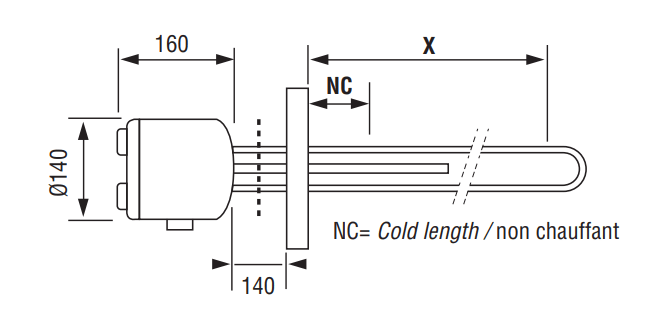 TRHGB 080 100 Dimensions