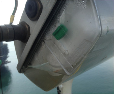 Water inside light fixture