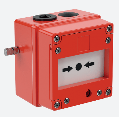 Manual call Point Ex de IIC Aluminium
