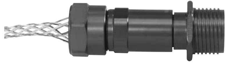 Amphenol Star-Line In-Line Receptacle With Basket Weave Cable Grip